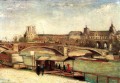 The Pont du Carrousel and the Louvre Vincent van Gogh